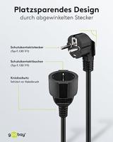 goobay Safety plug extension verlengkabel - thumbnail
