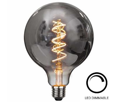 Highlight Lamp LED G125 9W 350LM 2200K Dimbaar Rook