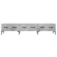 Tv-meubel 150x36x30 cm bewerkt hout betongrijs - thumbnail
