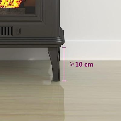 VidaXL Glasplaat voor open haard halfrond 1200x600 mm - thumbnail