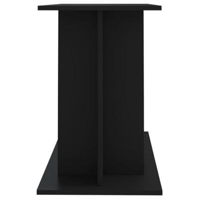 Aquariumstandaard 100x40x60 cm bewerkt hout zwart - thumbnail