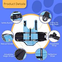 Nobleza Hondenzwemvest - Blauw - 35 cm - thumbnail