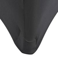 VidaXL Tafelhoes stretch antraciet 243x76x74 cm 2 st - thumbnail