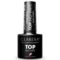 Claresa top coat no wipe glitter silver 5ml - thumbnail