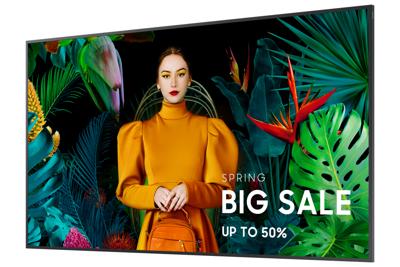 Samsung QB65C Digital Signage display Energielabel: G (A - G) 163 cm 65 inch 3840 x 2160 Pixel 16/7