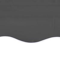 VidaXL Vervangingsdoek voor luifel 500x350 cm polyester antracietkleurig - thumbnail