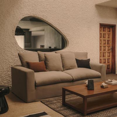 Kave Home 3-zits Bank 'Nora' kleur Taupe