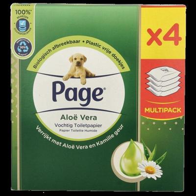 Vochtig toiletpapier aloe vera 152 Stuks