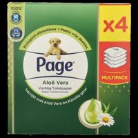 Vochtig toiletpapier aloe vera 152 Stuks - thumbnail