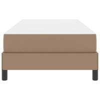 Bed met matras Cappuccino 90 x 190 cm Kunstleer - thumbnail