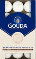 Gouda Waxinelichten 8 Uur Wit 30st - thumbnail