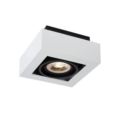 Lucide ZEFIX - Plafondspot - LED Dim to warm - GU10 (ES111) - 1x12W 2200K/3000K - Wit