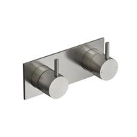 Inbouw Douchemengkraan Hotbath Cobber 2-weg Geborsteld Nikkel - thumbnail