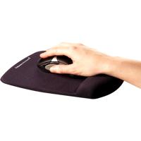 Fellowes PlushTouch muismat met polssteun, zwart - thumbnail