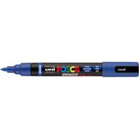 Uni Posca paintmarker PC-5BR, 1 - 4 mm, penseel punt, donkerblauw - thumbnail