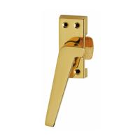 Intersteel Raamsluiting links met nok - messing gelakt - thumbnail