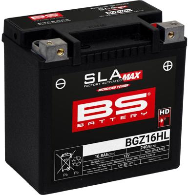 BS-BATTERY Batterij "bgz16hl battery bgz16hl bs sla-max hd