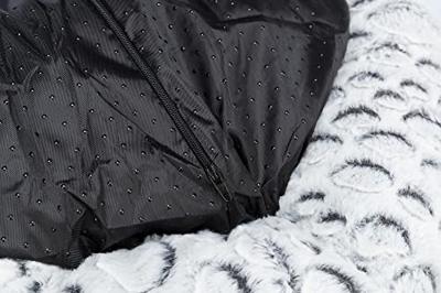 TRIXIE HONDENMAND MILA ROND PLUCHE WIT / GRIJS 60X60 CM TRIXIE HONDENMAND MILA ROND PLUCHE WIT / GRIJS 60X60 CM