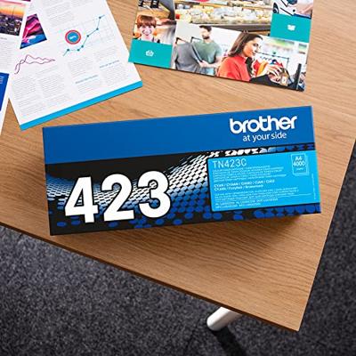 Brother toner, 4.000 pagina's, OEM TN-423C, cyaan