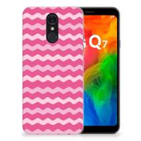 LG Q7 | TPU bumper | Waves Pink - thumbnail