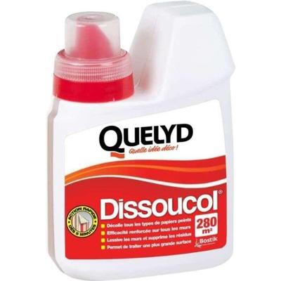 Behangverwijderaar - QUELYD - Dissoucol - Wasmiddel - Verwijdert resten - 500 ml fles (280 m²)