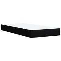 Boxspring met matras stof zwart 140x200 cm - thumbnail