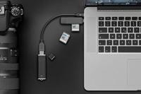 USB 3.2 GEN 1 (USB3.0) Aansluitkabel - USB-C naar USB-A - 5Gbit/s - USB adapter - OTG kabel - 0.2m - Zwart - thumbnail