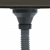 VidaXL Gootsteen handgemaakt roestvrij staal zwart - thumbnail