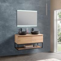 Badkamermeubel Casajoy Vermont 120x46x55 cm Eiken Casajoy - thumbnail