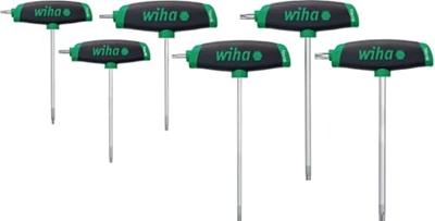 Wiha Stiftsleutelset met dwarsgreep ComfortGrip | TORX® 6-delig met zijpunt | 45622 - 45622 - thumbnail