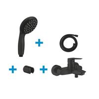 Grohe Precision Start Badset - mengkraan - houder - handdouche - mat zwart SW924660 / SW924866 / SW924743 / SW924868 - thumbnail