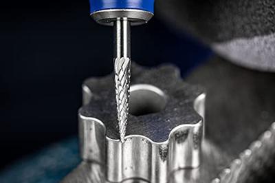 PFERD TOOLS 21222683 Freesstift Hardmetaal Spitsboog Lengte 43 mm Afmeting, Ø 3 mm Werklengte 13 mm Schachtdiameter 3 mm 1 stuks