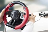 SpeedLink TRAILBLAZER Racing Wheel Stuurwiel USB PlayStation 3, PlayStation 4, PlayStation 4 Slim, PlayStation 4 Pro, PC, Xbox One, Xbox One S Rood/zwart Incl. - thumbnail