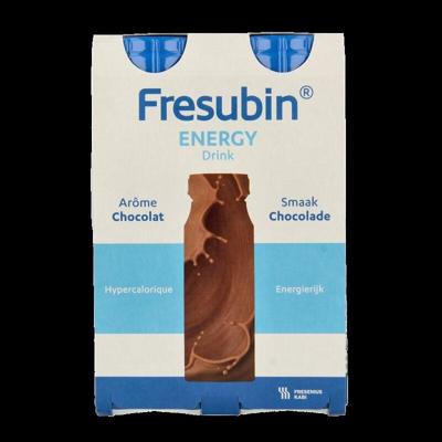 Fresubin Energy drink chocolade 200ml 4 Stuks