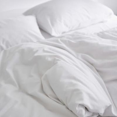 Cinderella dekbedovertrek Uni flanel - wit - 240x200/220 cm