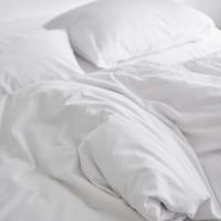 Cinderella dekbedovertrek Uni flanel - wit - 240x200/220 cm - thumbnail