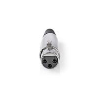 XLR-Connector | XLR 3-pins female | 25 stuks | Metaal - thumbnail