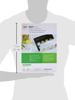GBC Matt Lamineerhoezen A4 2x75 micron Mat/Glanzend (50)