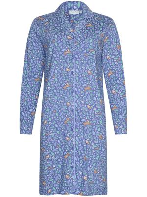 Katoenen doorknoopnachthemd bosdieren