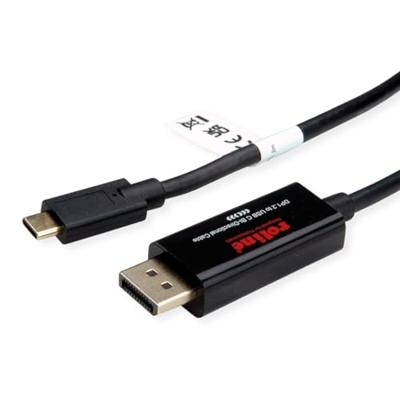 ROLINE Adapterkabel USB-C - DisplayPort, v1.2, bidirectionel, M/M, 2 m