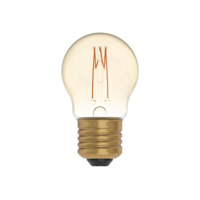 LED Lamp goud E27 - Gloeilamp design - Dimbaar extra warm wit - 1800K