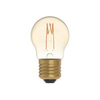 LED Lamp goud E27 - Gloeilamp design - Dimbaar extra warm wit - 1800K - thumbnail