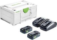 Festool SYS 18V 2x4,0/TCL 6 DUO Energie-set 18V in Systainer - 577109 - thumbnail