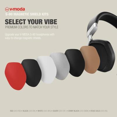 V-Moda S-80 Magnetic Shields Rose Gold decoratieve schildjes voor V-Moda S-80