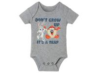 Babyromper (50/56, Grijs) - thumbnail