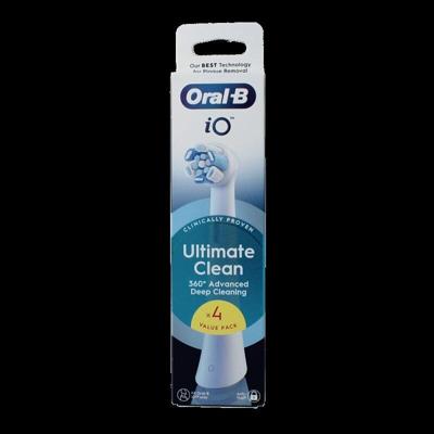 Borstels - ORAL-B - IO navullingen Ultimate Clean - Verpakking van 4 - Wit
