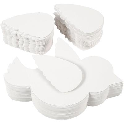 Creativ Company Vogel, l: 25 cm, 400 gr, wit, 100 set/ 1 doos