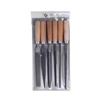 Bernstein Tools for Electronics 5-240 Set sleutelvijlen met houten heft in etui 6-dlg. Lengte 100 mm 1 stuk(s) - thumbnail