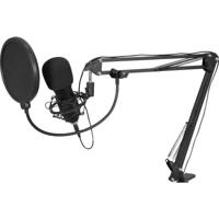 Statief USB-microfoon Omnitronic BMS-1C Zendmethode:Kabelgebonden Incl. shockmount, Incl. kabel, Incl. standaard - thumbnail