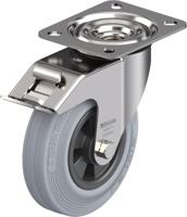 Blickle LEX-VPP 125XR-FI-SG Zwenkwiel met rem Wieldiameter: 125 mm Draagvermogen (max.): 100 kg 1 stuk(s) - thumbnail